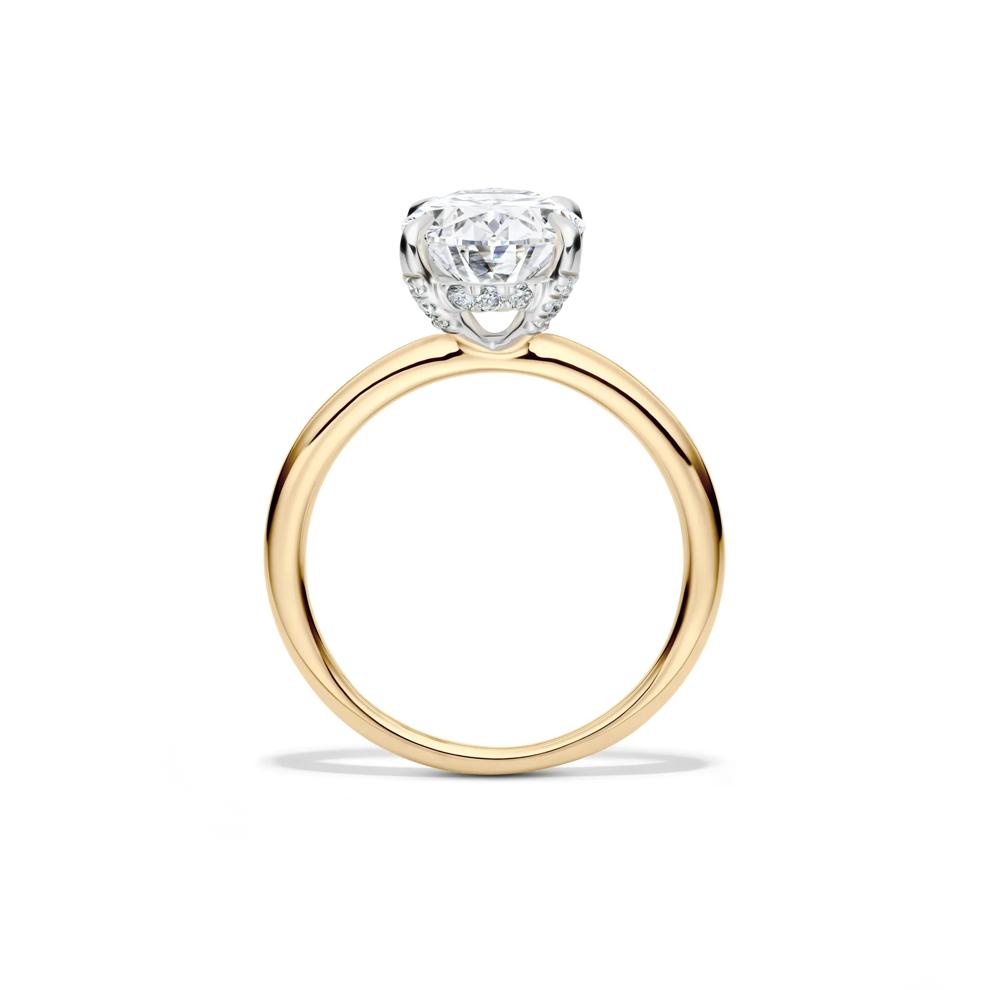Bennett Lab Grown Diamond Engagement Ring in 14K Yellow Gold (3 1/5 ct. tw.)  – Image 2 of 4