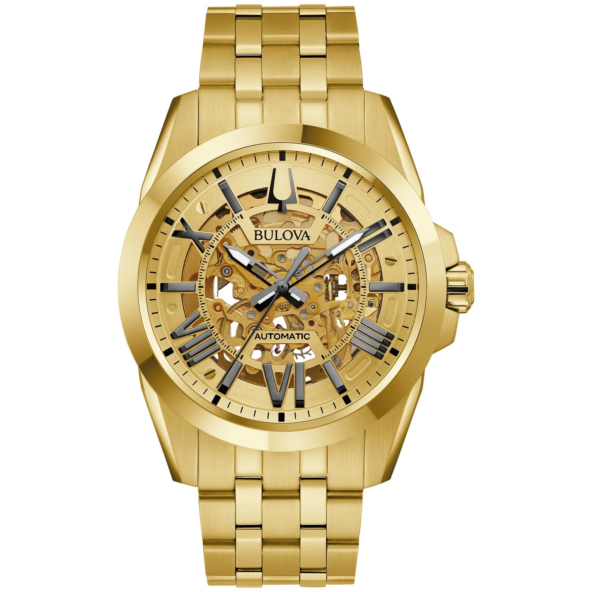Bulova® Men's Sutton Watch in Gold-Toned Stainless Steel