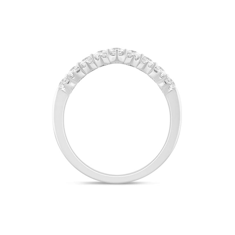 Lab Grown Diamond Chevron Band in 14K White Gold &#40;1/2 ct. tw.&#41; – Image 2 of 3