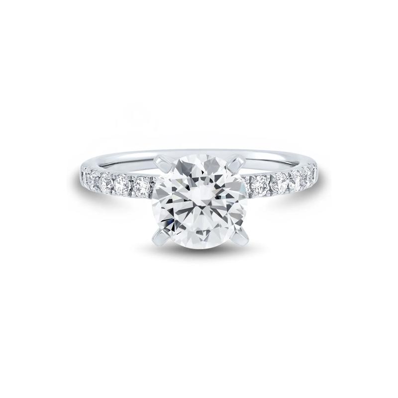Lab Grown Diamond Semi-Mount Engagement Ring in 14K White Gold &#40;1/3 ct. tw.&#41; &#40;Setting Only&#41; – Image 4 of 6