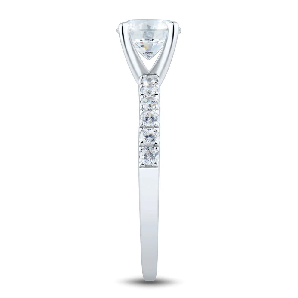 Lab Grown Diamond Semi-Mount Engagement Ring in 14K White Gold (1/3 ct. tw.)  (Setting Only) – Image 5 of 6
