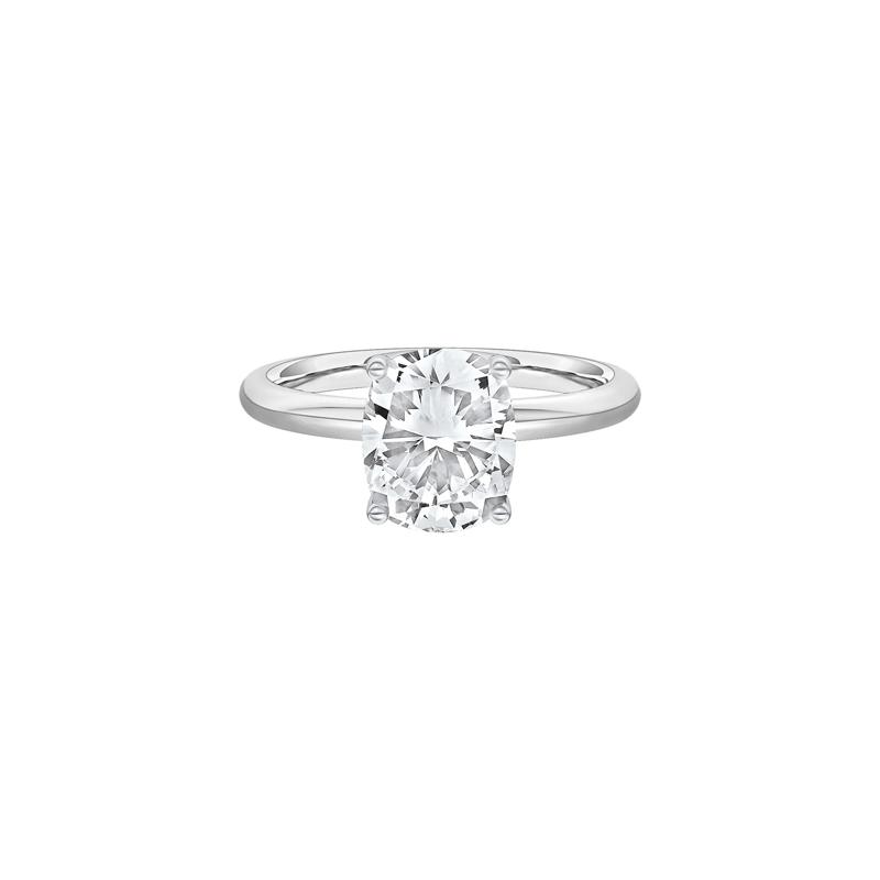 Lab Grown Diamond Elongated Cushion-Cut Engagement Ring in 14K White Gold &#40;2 ct. tw.&#41; – Image 1 of 4