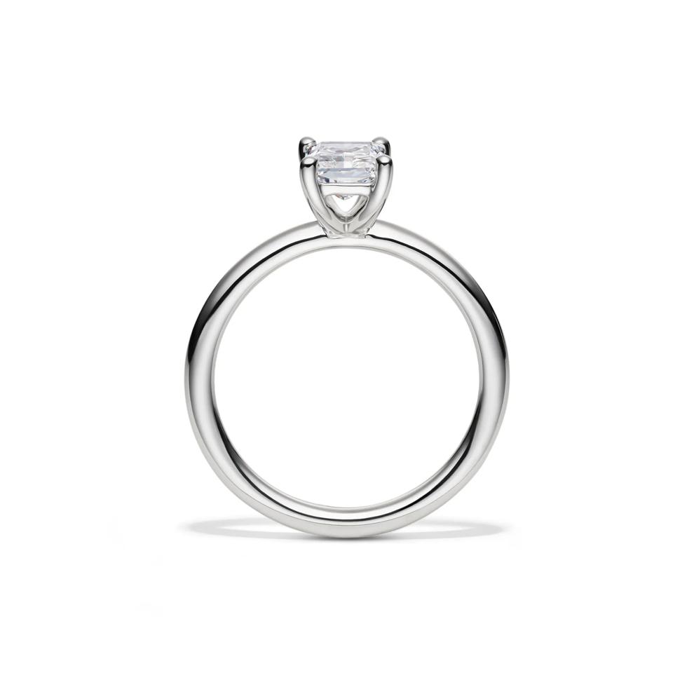 Lab Grown Diamond Radiant-Cut Solitaire Ring in 14K White Gold (1 ct.) – Image 2 of 5