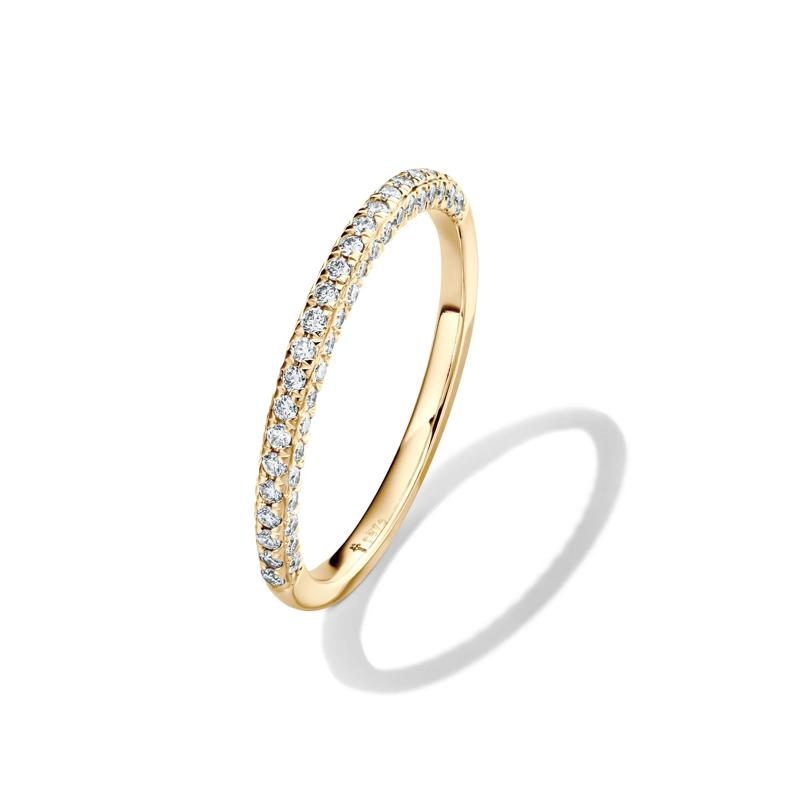 Brooke Lab Grown Diamond Wedding Band in 14K Yellow Gold &#40;3/8 ct. tw.&#41; – Image 4 of 5