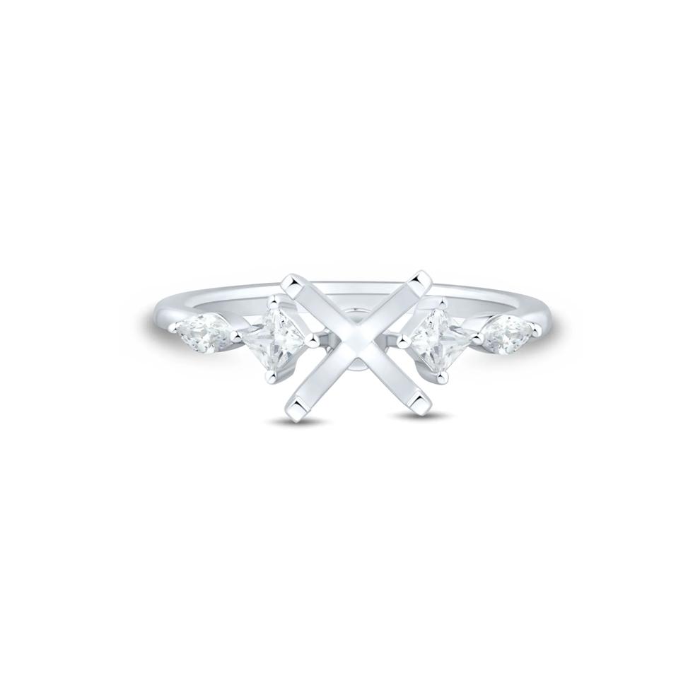 Lab Grown Diamond Semi-Mount Engagement Ring in Platinum (1/3 ct. tw.) – Image 2 of 6