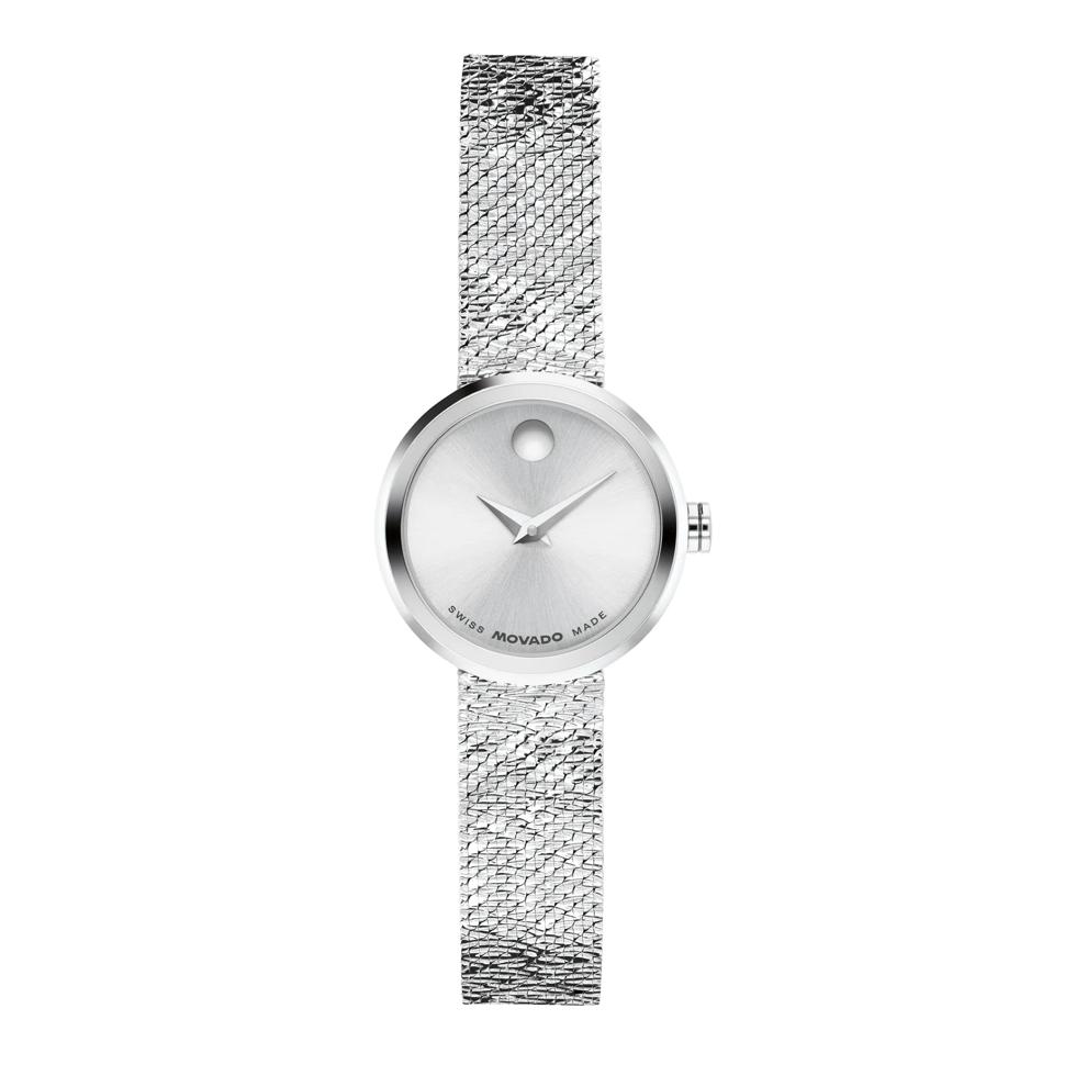 Ladies' Museum Velura Mini Watch in Stainless Steel and Milanese Mesh – Image 1 of 3