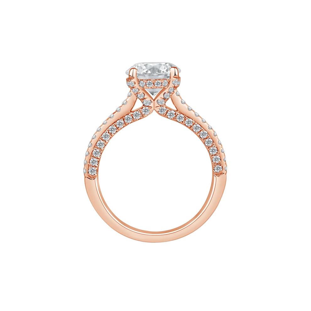 Morgan Lab Grown Diamond Engagement Ring in 14K Rose Gold (2 7/8 ct. tw.) – Image 2 of 4