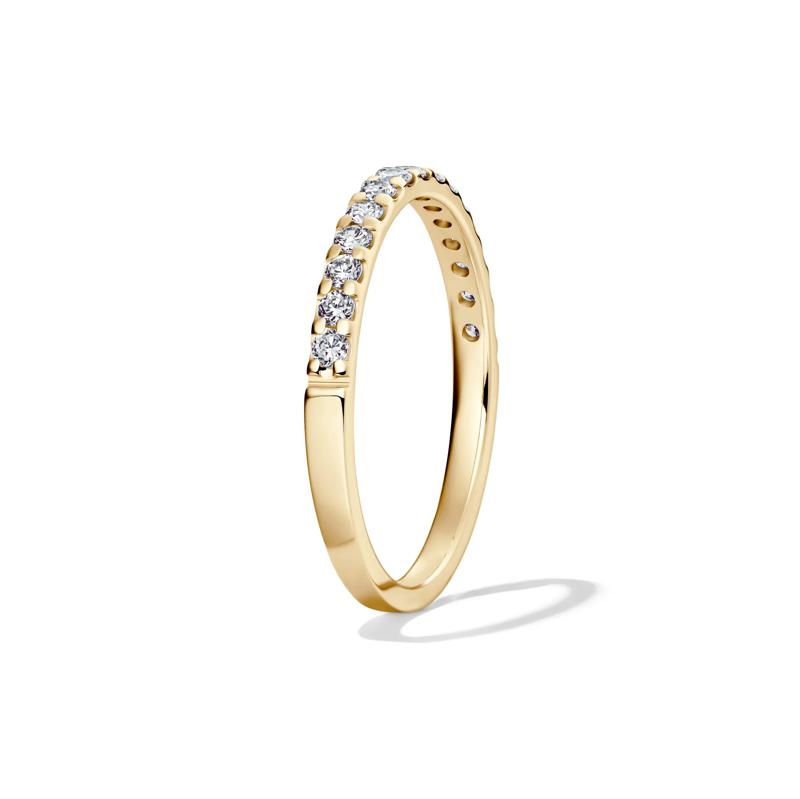 1/4 ct. tw. Lab Grown Diamond Band in 14K Yellow Gold – Image 3 of 4
