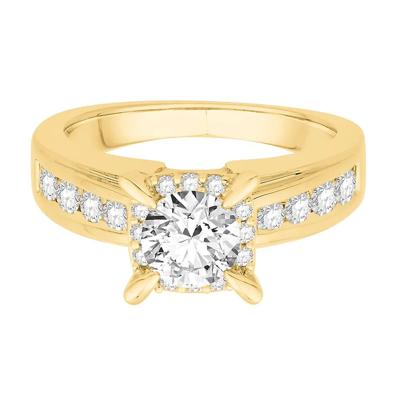 1 ct. tw. Diamond Engagement Ring in 14K Yellow Gold