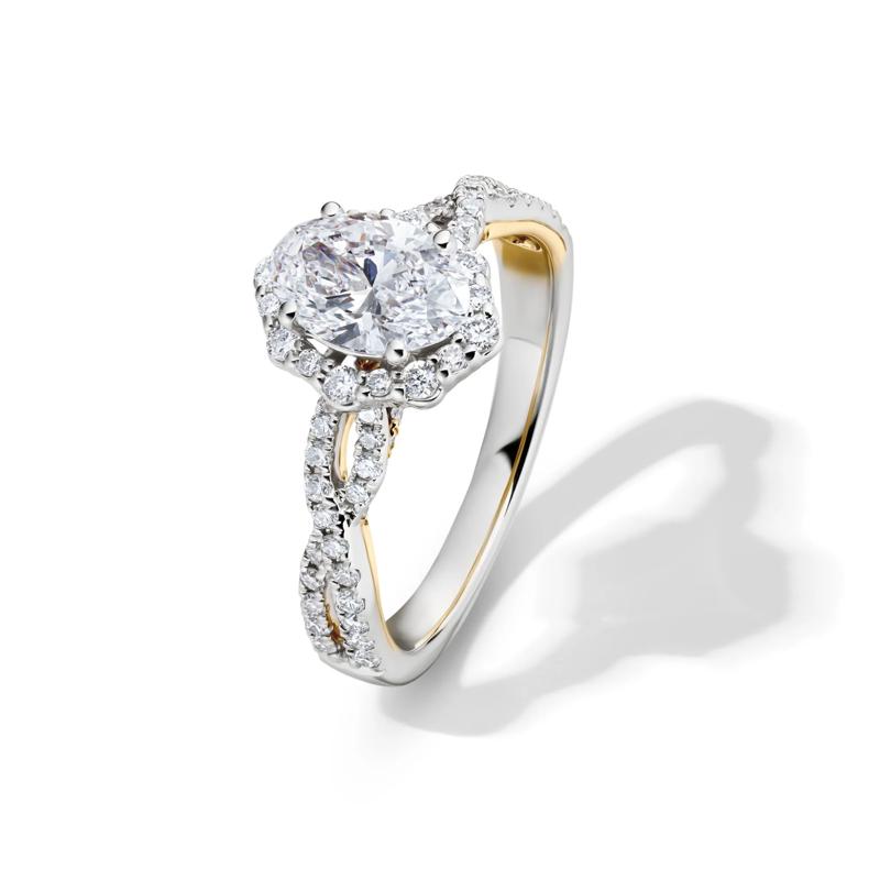 Whitney Lab Grown Diamond Bridal Set in 14K White Gold &#40;1 3/4 ct. tw.&#41;  – Image 4 of 6