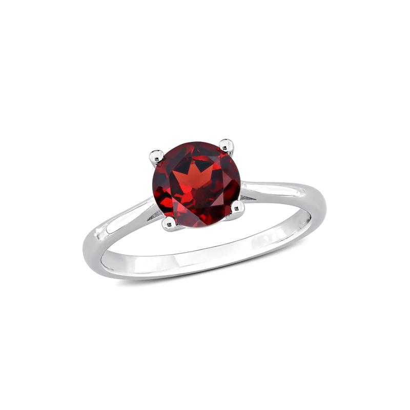 Garnet Ring in Sterling Silver – Image 4 of 7