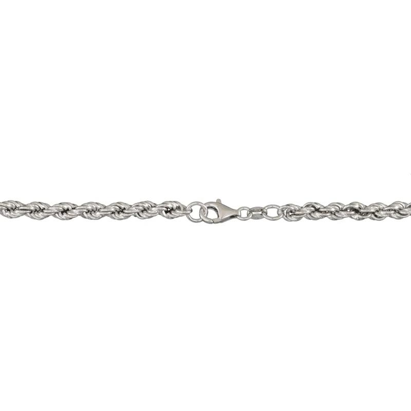 Graduated Rope Chain Necklace in Sterling Silver, 22&rdquo; – Image 3 of 5