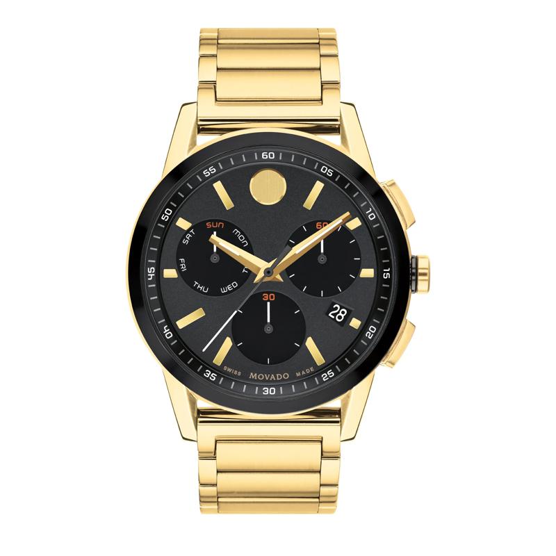 Men&rsquo;s Museum Sport Watch in Gold-Tone PVD-Plated Stainless Steel – Image 1 of 3