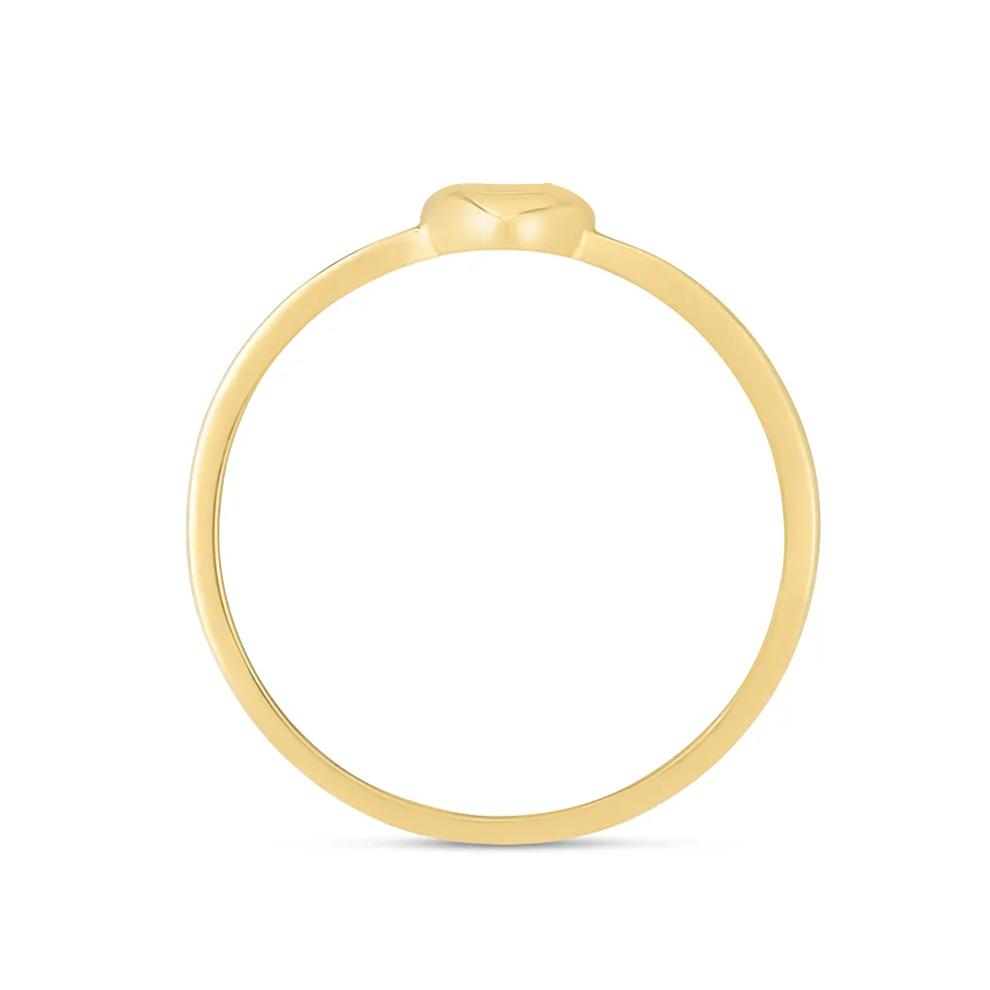 Heart Stacking Ring in 14K Yellow Gold – Image 2 of 3