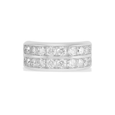 Men's Lab Grown Diamond Band in 10K White Gold (3 ct. tw.)