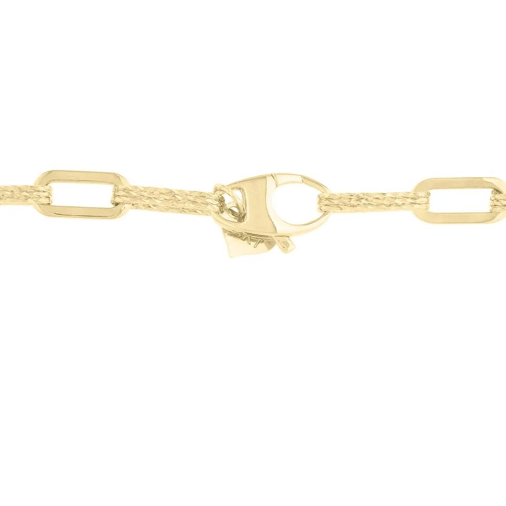 Diamond Cut Oval Layered Chain in 14K Yellow Gold, 18" – Image 3 of 3