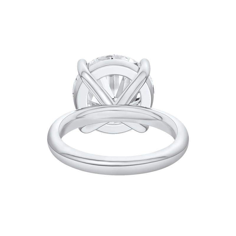 Lab Grown Diamond Round Solitaire Ring in 14K White Gold &#40;9 ct.&#41; – Image 5 of 5