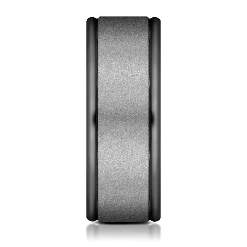 Men&#39;s Edge Band in Tantalum, 7MM – Image 3 of 3
