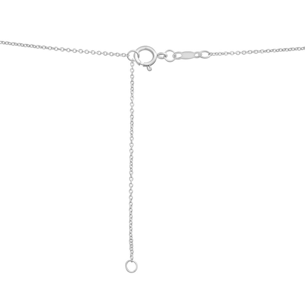 Black Diamond Paw Pendant in Sterling Silver (1/10 ct. tw.) – Image 3 of 4