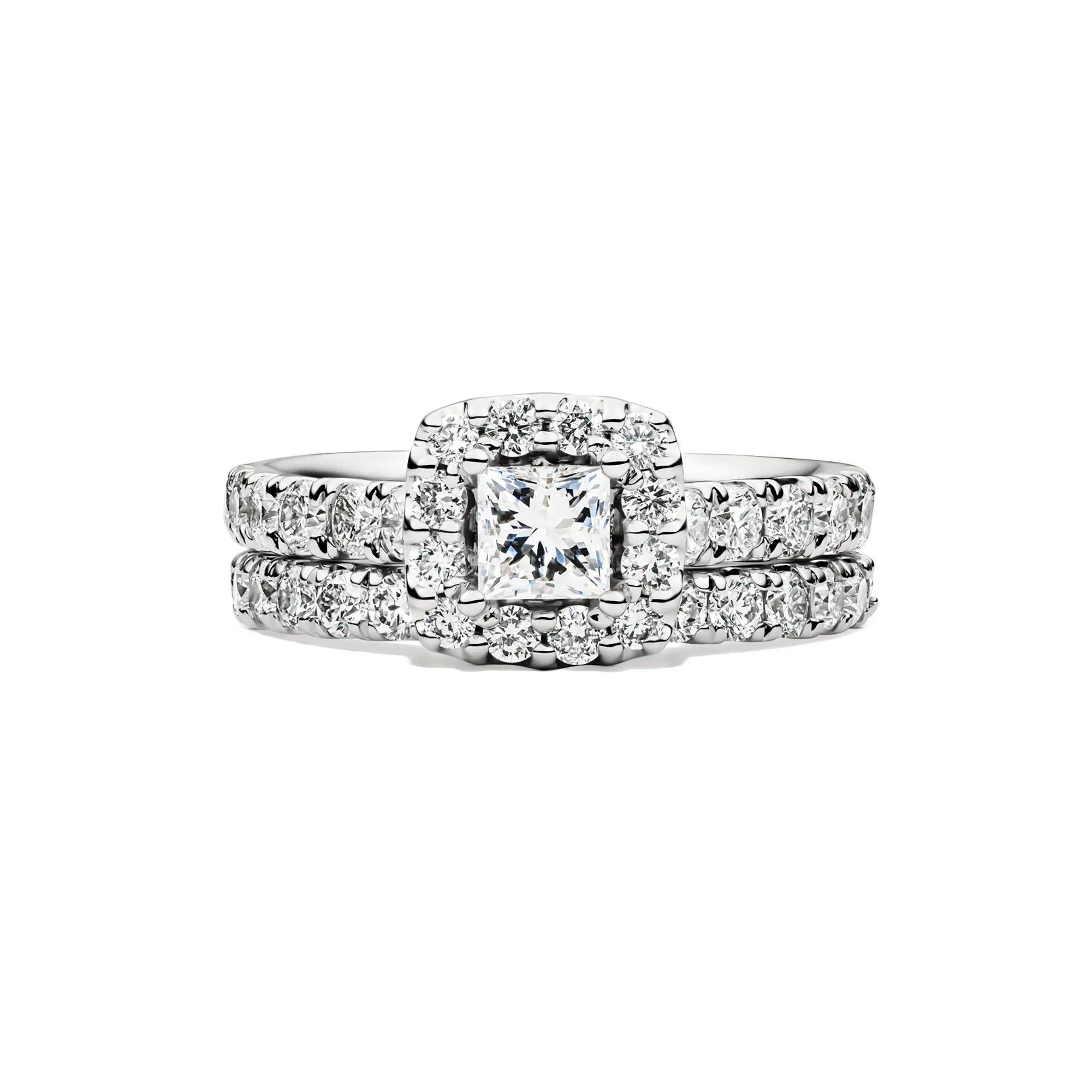 Diamond Bridal Set in 14K Gold