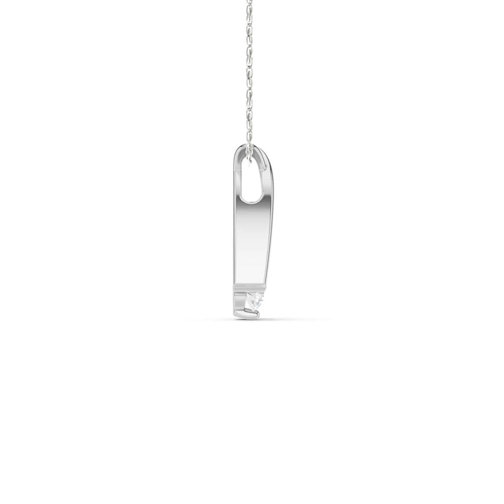Lab Grown Diamond Three-Stone Pendant in 10K White Gold (1/2 ct. tw.) – Image 4 of 4
