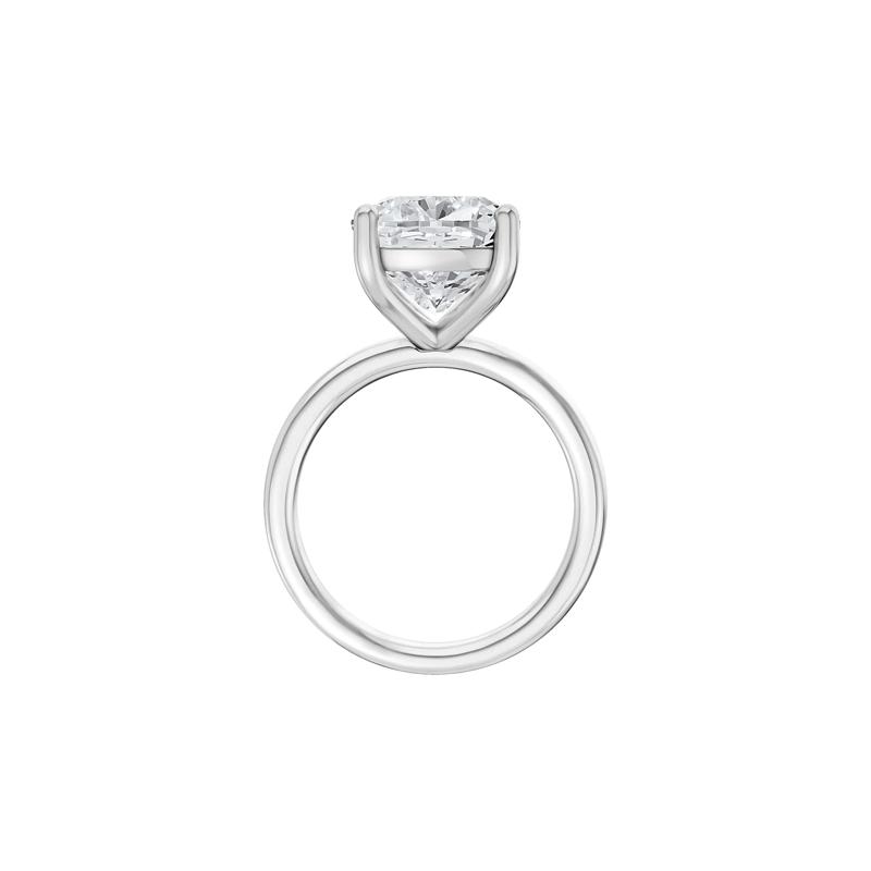 Lab Grown Diamond Elongated Cushion-Cut Engagement Ring in Platinum (6 ct. tw.) – Image 2 of 4