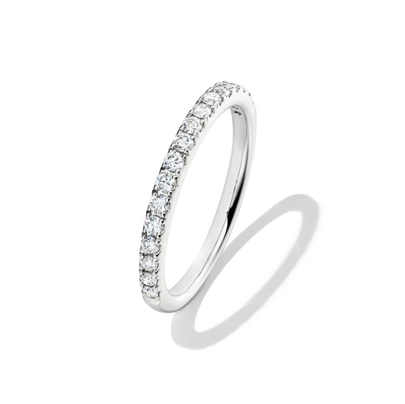 1/3 ct. tw. Lab Grown Diamond Band in 14K White Gold – Image 4 of 4