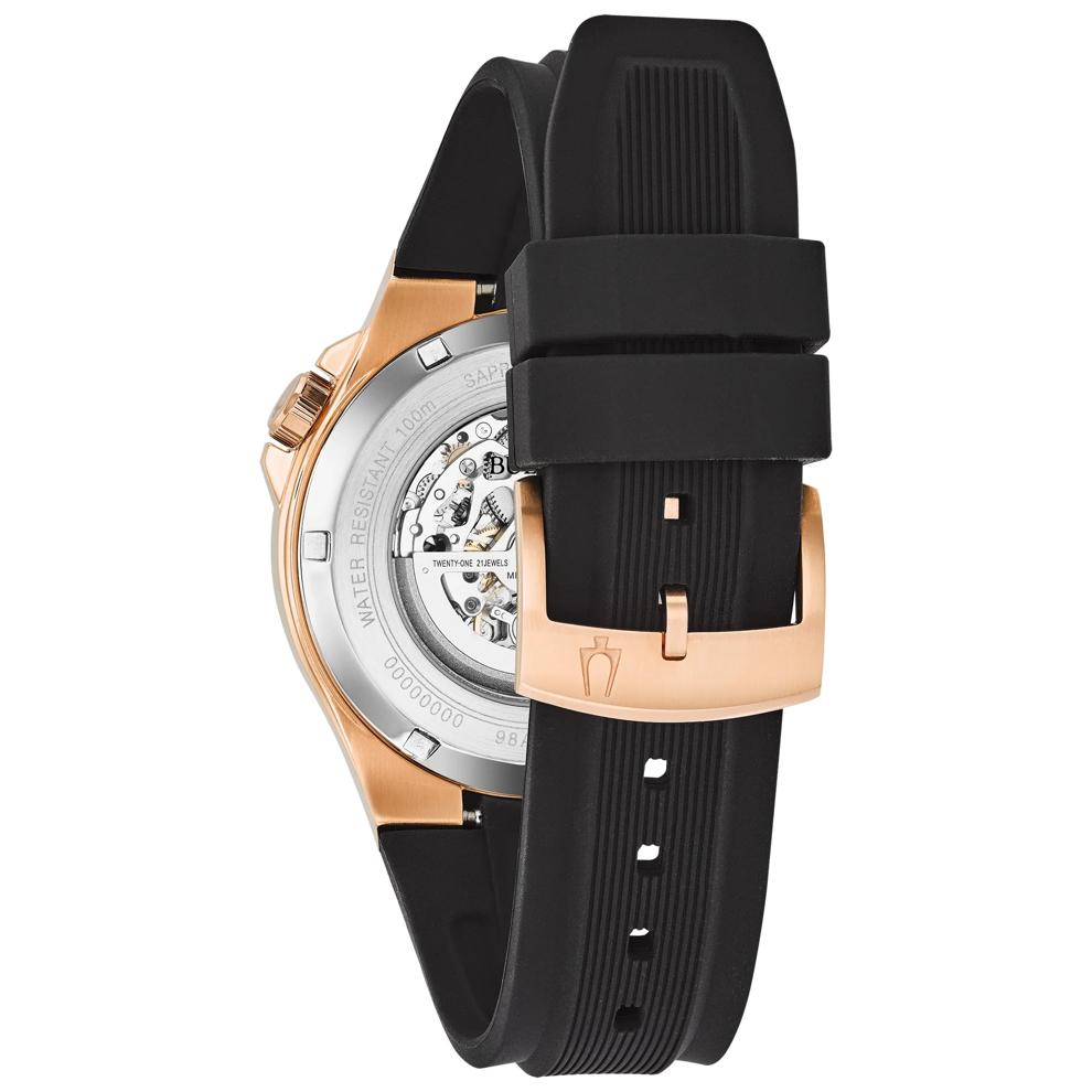 Men's Maquina Watch With a Black Silicone Strap – Image 3 of 3