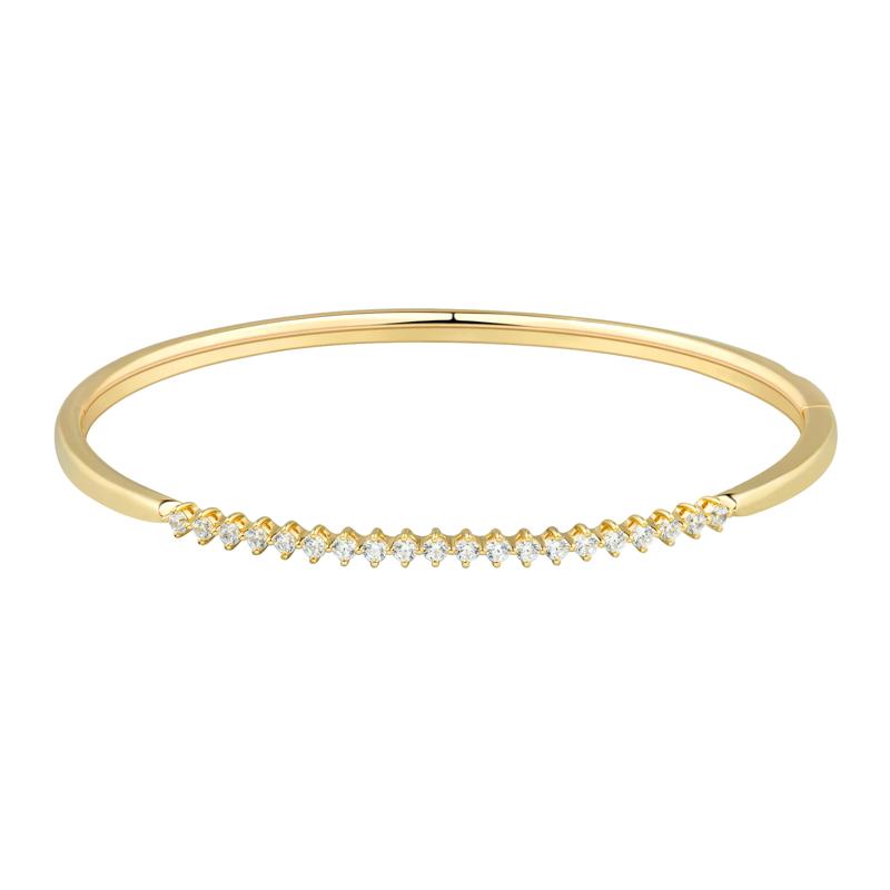 Lab Grown Diamond Bangle Bracelet in Vermeil in &#40;1/2 ct. tw.&#41; – Image 1 of 2