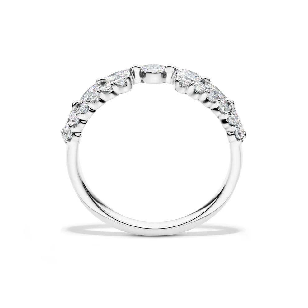 Lab Grown Diamond Open Multi-Row Band in 14K White Gold (1/2 ct. tw.) – Image 2 of 4