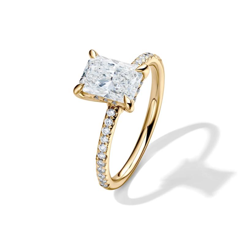 Karina Lab Grown Diamond Engagement Ring in 14K Yellow Gold &#40;1 3/4 ct. tw.&#41; – Image 4 of 5