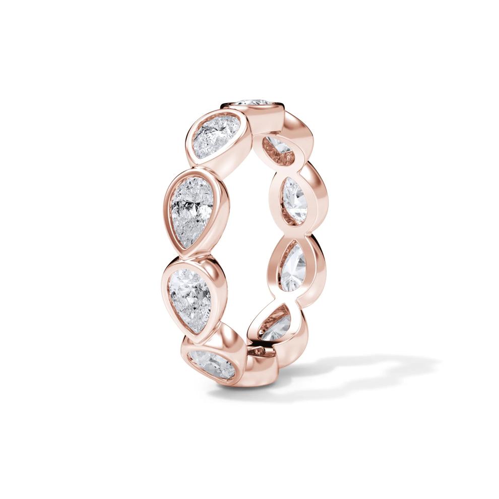 Lab Grown Diamond Bezel-Set Eternity Band in 14K Rose Gold (2 1/4 ct. tw.) – Image 3 of 4