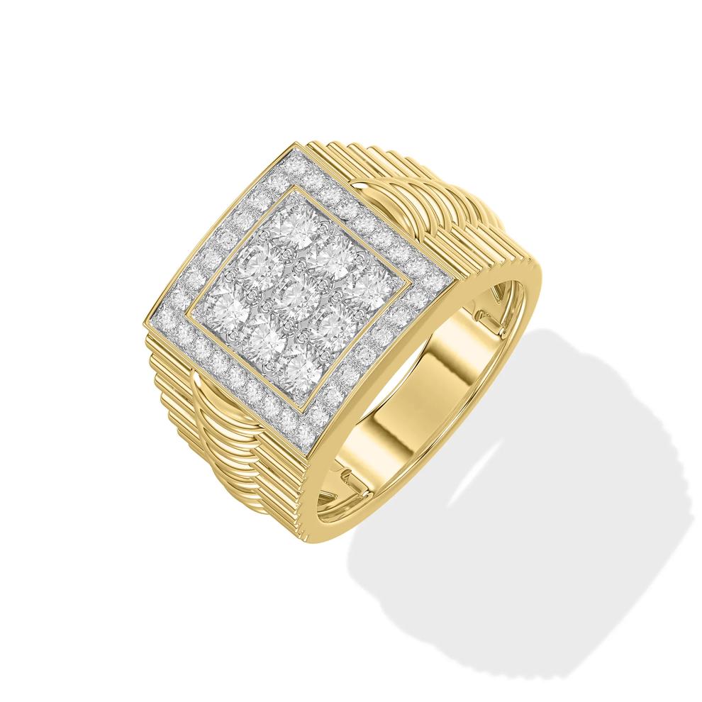 Men's Diamond Ring in 10K Yellow Gold (1 1/2 ct. tw.) – Image 2 of 4