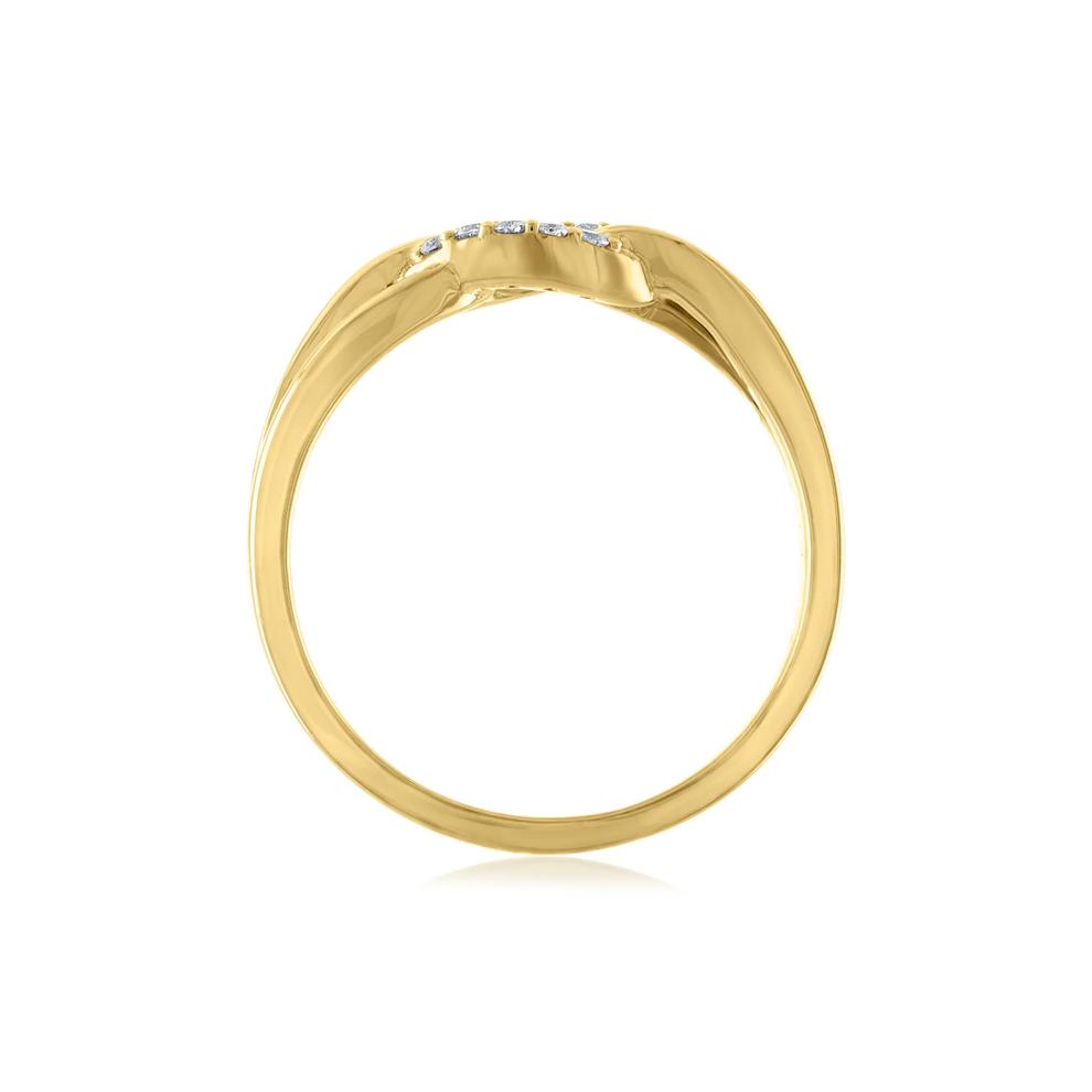 Diamond Accent Ring in 14K Yellow Gold – Image 2 of 3