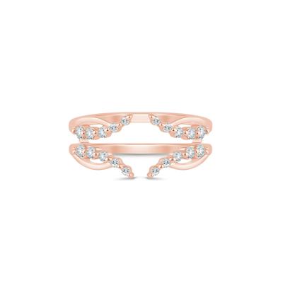 Lab Grown Diamond Open Insert in 14K Rose Gold (1/3 ct. tw.)