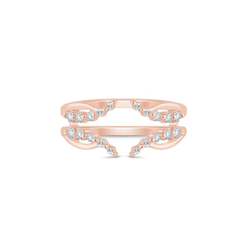 Lab Grown Diamond Open Insert in 14K Rose Gold &#40;1/3 ct. tw.&#41; – Image 1 of 3