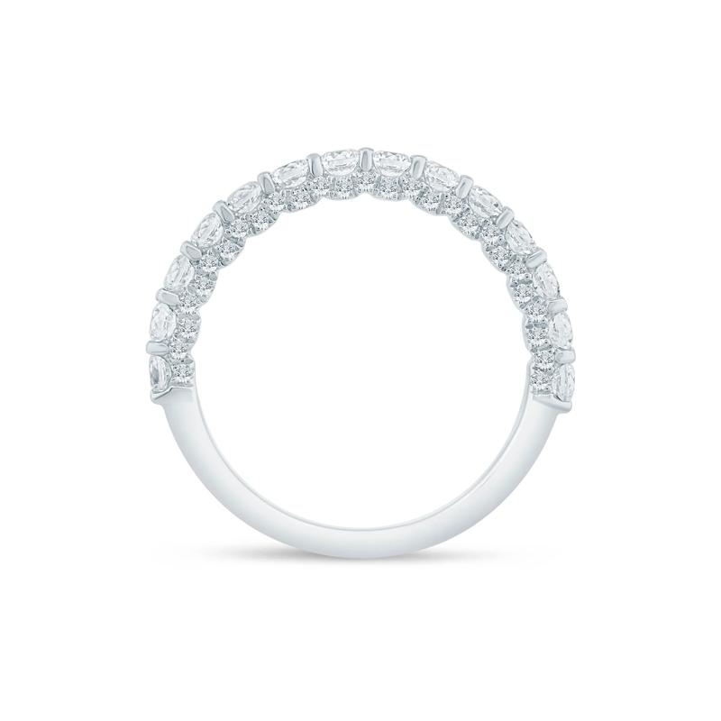 Lab Grown Diamond Wedding Band in 14K White Gold &#40;1 ct. tw.&#41; – Image 2 of 3