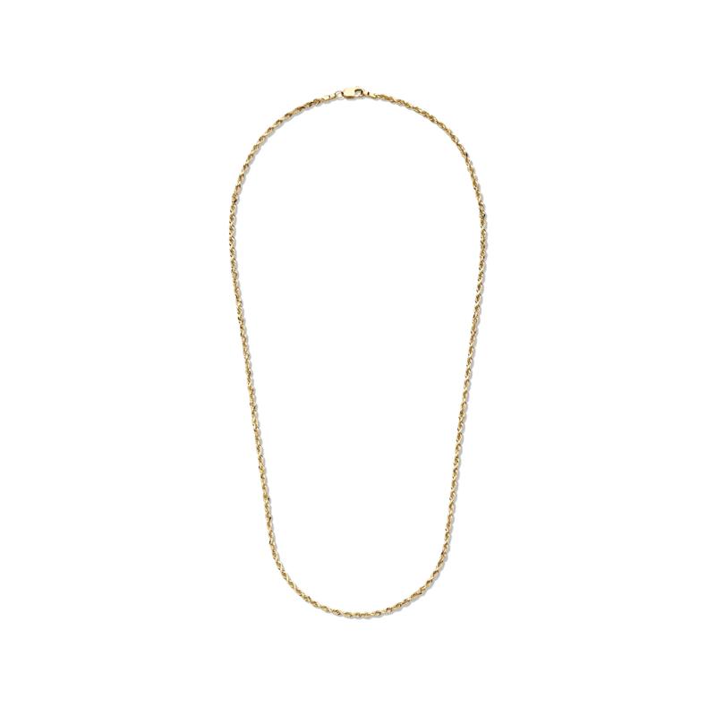 Solid Glitter Rope Chain in 14K Yellow Gold, 2.15MM, 18&rdquo;  – Image 2 of 4