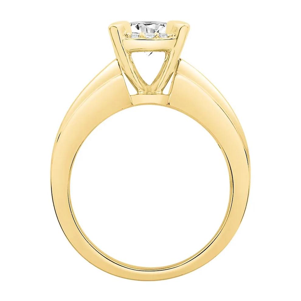1 ct. tw. Diamond Engagement Ring in 14K Yellow Gold – Image 3 of 4