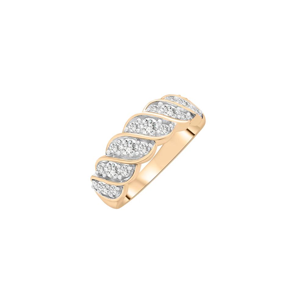 Diamond Band in 10K Yellow Gold (1 ct. tw.) – Image 5 of 5