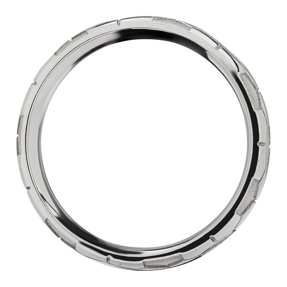 Men's Domed Soccer Ball Band in Cobalt Chrome, 7MM – Image 2 of 3