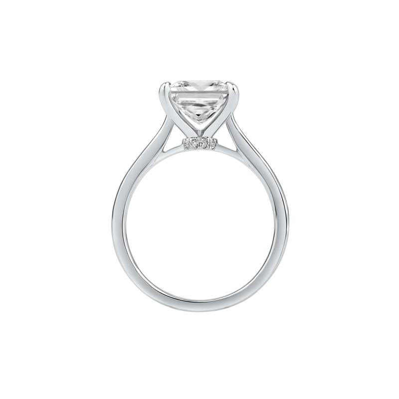 Lab Grown Diamond Solitaire Engagement Ring in Platinum &#40;3 ct. tw.&#41; – Image 2 of 5