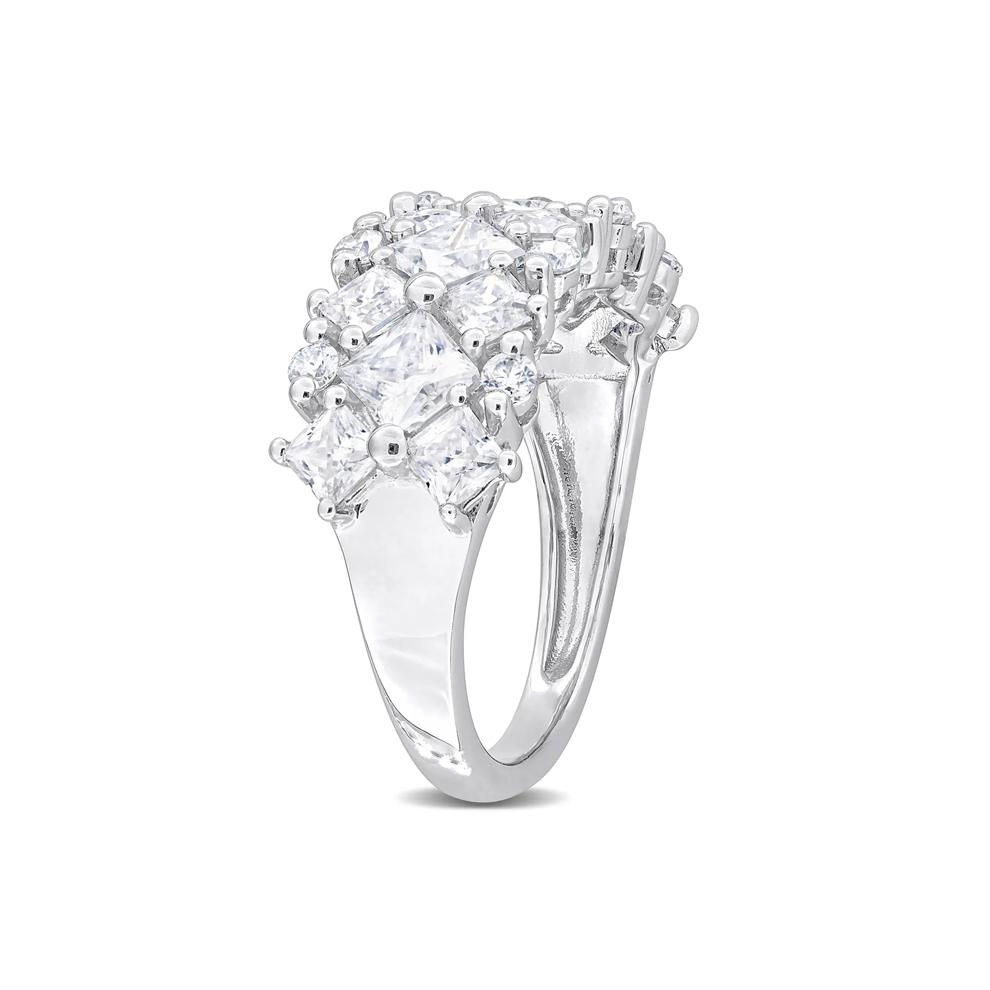 Lab-Created Moissanite Ring in Sterling Silver (3 5/8 ct. dew) – Image 3 of 7