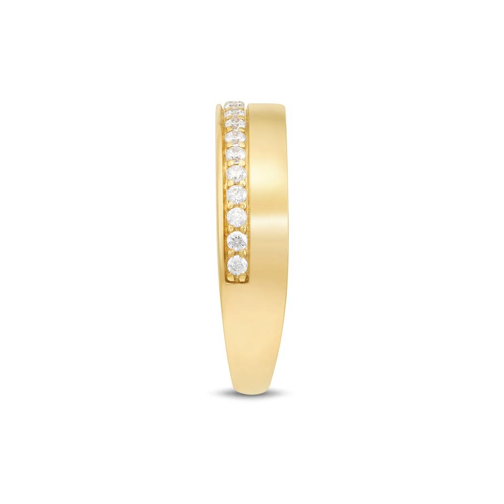 Lab Grown Diamond High-Polish Band in 10K Yellow Gold (1/4 ct. tw.) – Image 3 of 3