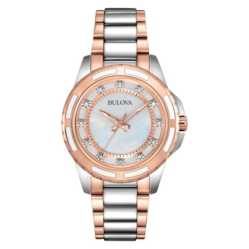 Ladies&#39; Bulova Watch in Two-Tone Stainless Steel, 32MM – Image 1 of 3