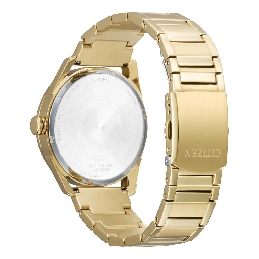 Men's Dress Classic Watch in Gold-Tone Stainless Steel – Image 2 of 3