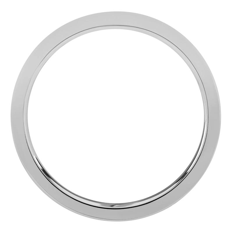 Men&#39;s Band with Turquoise Inlay in Cobalt Chrome, 3MM – Image 2 of 3