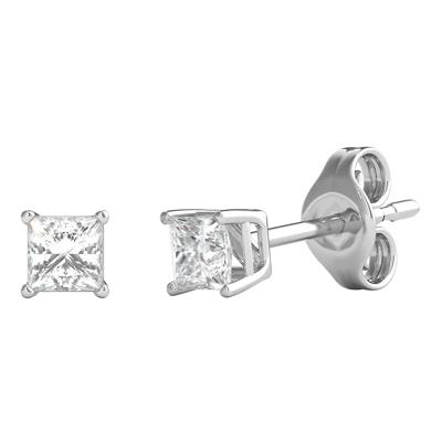 1/4 ct. tw. Diamond 4-Prong Stud Earrings in 10K White Gold