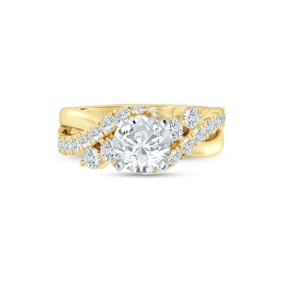 Diamond Semi-Mount Engagement Ring in 14K Yellow Gold (1 ct. tw.) (Setting Only) – Image 1 of 5