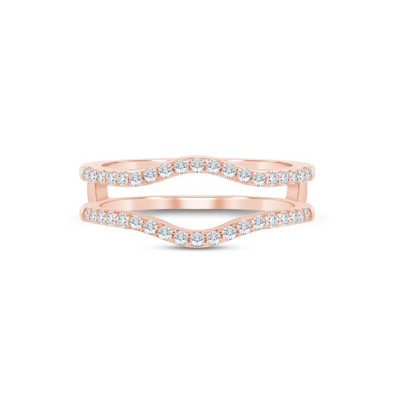 Diamond Contour Insert in 14K Rose Gold &#40;1/3 ct. tw.&#41; – Image 1 of 3